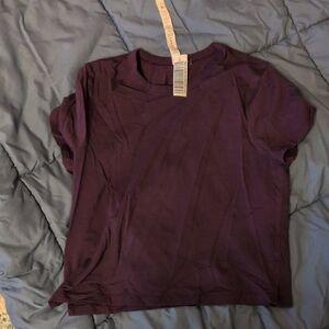 lululemon athletica Deep Purple Short Sleeve Tee